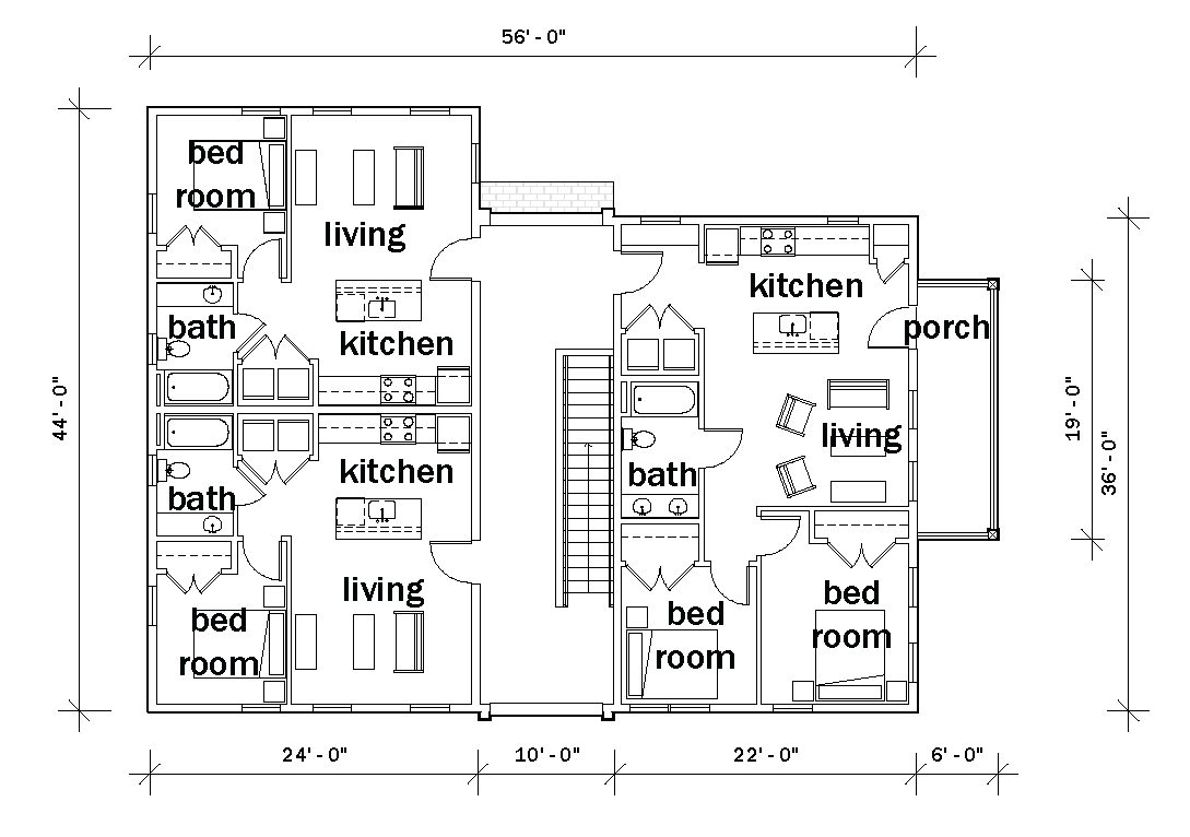 Floor plan of a building with two levels, '2nd Floor Plan'