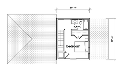 Floor plan of a building with labeled rooms and dimensions, featuring the branding of KUA