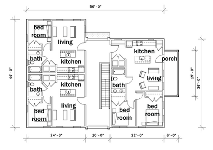 Floor plan of a building with two levels, '2nd Floor Plan'