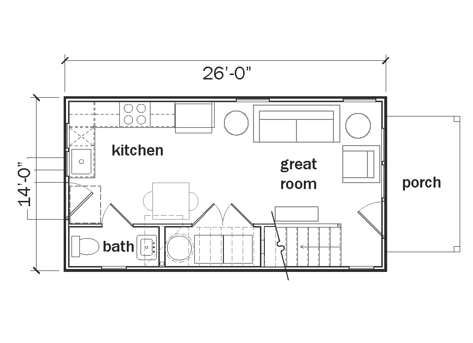 First Floor plan of a two-story house with labeled rooms and dimensions, featuring the brand 'flintlocklab'.